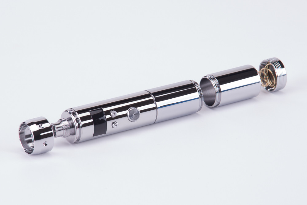 Disassembled vape pen